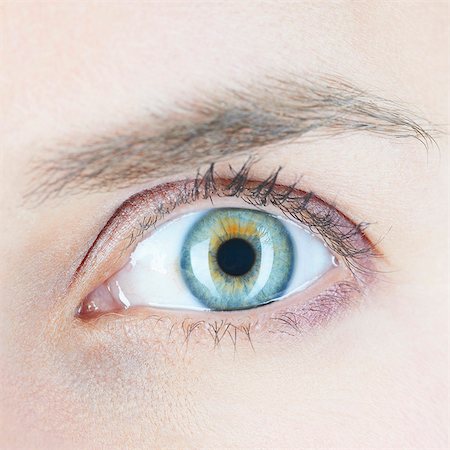 Close up of womans eye Foto de stock - Sin royalties Premium, Código: 649-06000753