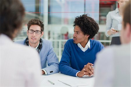 Business people talking in meeting Foto de stock - Sin royalties Premium, Código: 649-06000872