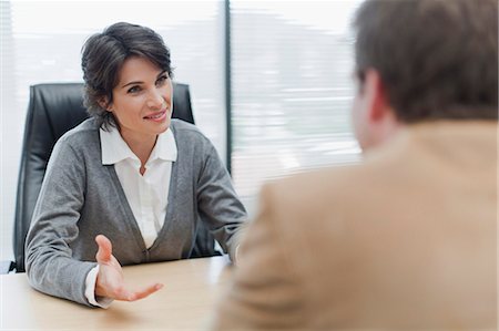 persuading - Business people talking in office Stock Photo - Premium Royalty-Free, Code: 649-06000912