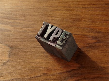Lead type spelling "type" Foto de stock - Sin royalties Premium, Código: 649-06001432