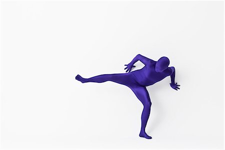 people leotard - Man in bodysuit posing Stock Photo - Premium Royalty-Free, Code: 649-06041658