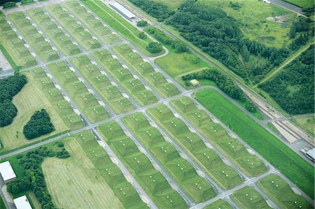 roads birds eye - Aerial view of rural fields Stock Photo - Premium Royalty-Free, Code: 649-06401187