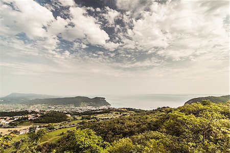 forest and mountain in europe - Clouds over rural landscape Stock Photo - Premium Royalty-Free, Code: 649-06622993