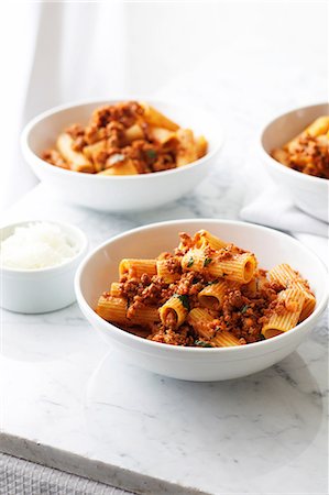 rigatoni parmesan - Bowl of beef ragu Stock Photo - Premium Royalty-Free, Code: 649-06830047