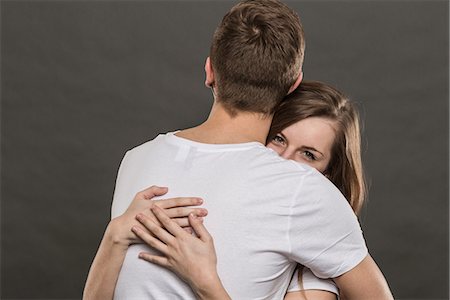 Teenage couple hugging Stock Photo - Premium Royalty-Free, Code: 649-06844565