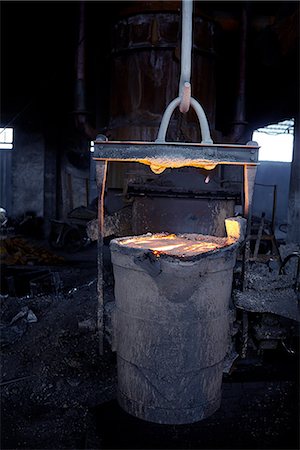 simsearch:649-07064833,k - Working in cast iron foundry Stock Photo - Premium Royalty-Free, Code: 649-07064838