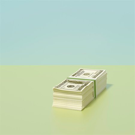 simsearch:632-06317333,k - Stack of dollars Stock Photo - Premium Royalty-Free, Code: 649-07238424