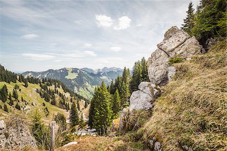 Rocks on Mt Wallberg, Bavaria, Germany Stock Photo - Premium Royalty-Free, Code: 649-07279591