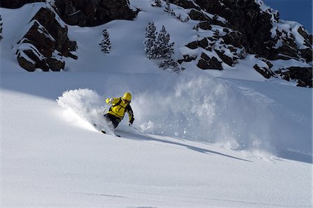 simsearch:649-07280230,k - Man skiing in Kuhtai, Tyrol, Austria Photographie de stock - Premium Libres de Droits, Code: 649-07280262