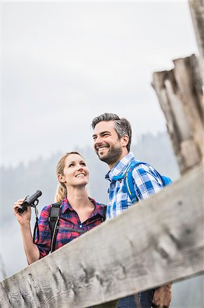 sel & poivre - Couple enjoying the sights Photographie de stock - Premium Libres de Droits, Code: 649-07437339