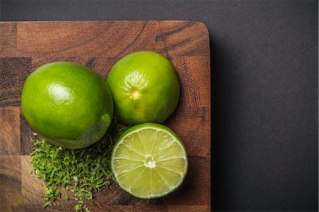 fresh vegetables fruits - Ingredient for making green curry paste - lime Stock Photo - Premium Royalty-Free, Code: 649-07710500