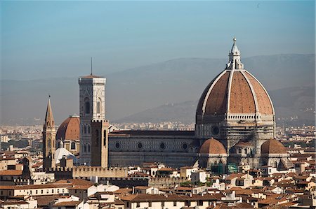 simsearch:649-07905595,k - View of Florence cathedral, Florence, Tuscany, Italy Stock Photo - Premium Royalty-Free, Code: 649-07760768