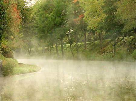 simsearch:649-07905451,k - Morning mists on Royal Canal, Ireland Foto de stock - Sin royalties Premium, Código: 649-07905448