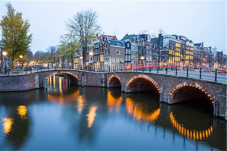 Keizersgracht, Amsterdam, The Netherlands Foto de stock - Sin royalties Premium, Código: 649-08060228