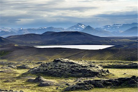 Veidivotn Lake, Highlands of Iceland Photographie de stock - Premium Libres de Droits, Code: 649-08085923