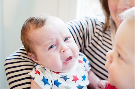 sibling sad - Baby girl crying Stock Photo - Premium Royalty-Free, Code: 649-08119397