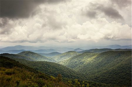 scenic north carolina - Pisgah National Forest, Great Balsam Mountains, North Carolina, USA Stock Photo - Premium Royalty-Free, Code: 649-08119402