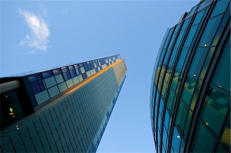 Modern office buildings, low angle view, Liverpool, UK Stock Photo - Premium Royalty-Free, Code: 649-08125577