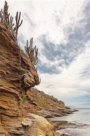 Eroded coastal rocks,  Fernandes, Buzios, Rio de Janeiro, Brazil Stockbilder - Premium RF Lizenzfrei, Bildnummer: 649-08144379