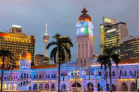Sultan Abdul Samad Building, Kuala Lumpur, Malaysia Foto de stock - Sin royalties Premium, Código: 649-08180313