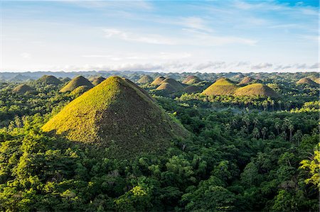 philippine nature - Chocolate hills, Bohol, Philippines Stock Photo - Premium Royalty-Free, Code: 649-08180323