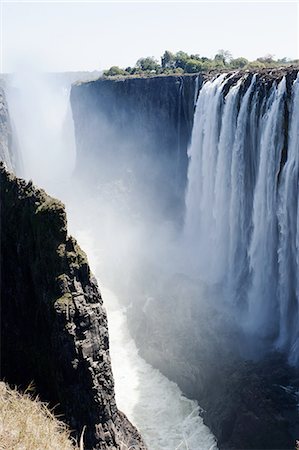 View of Victoria Falls, Zambia Stock Photo - Premium Royalty-Free, Code: 649-08306571