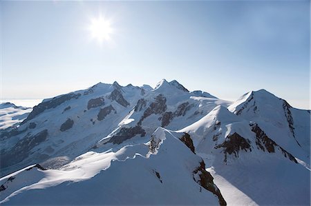 simsearch:649-08328454,k - Swiss Alps in winter, Canton Wallis, Switzerland Stock Photo - Premium Royalty-Free, Code: 649-08328446