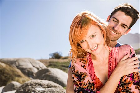 simsearch:649-08543928,k - Portrait of couple outdoors, smiling Stockbilder - Premium RF Lizenzfrei, Bildnummer: 649-08543913