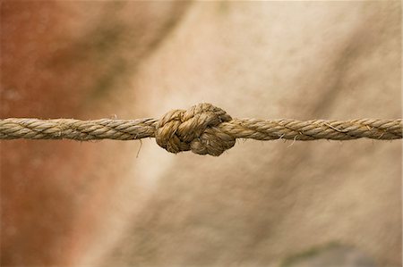 Knot in a rope Stock Photo - Premium Royalty-Free, Code: 649-08564097