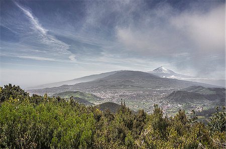 simsearch:400-04481093,k - View over Tenerife with mount Teide in background, Canary Islands, Spain Stockbilder - Premium RF Lizenzfrei, Bildnummer: 649-08565716