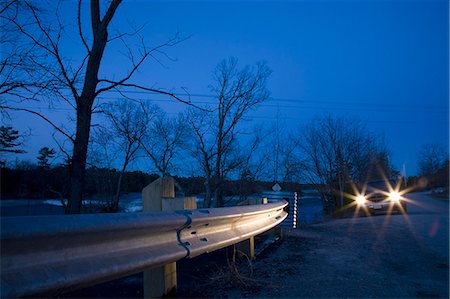 rural road ontario - Vehicle on roadside Stock Photo - Premium Royalty-Free, Code: 649-08560377