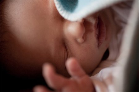 Baby boy sleeping, close up Stock Photo - Premium Royalty-Free, Code: 649-08562726