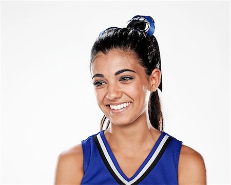 Female cheerleader, portrait Photographie de stock - Premium Libres de Droits, Code: 649-08563605