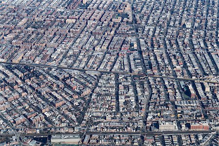populated - Aerial view of Brooklyn, New York, USA Stock Photo - Premium Royalty-Free, Code: 649-08576817