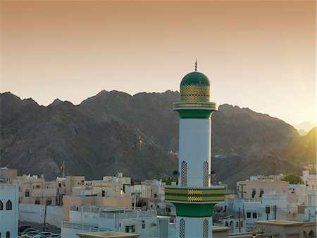 Mountains and Muscat skyline Stock Photo - Premium Royalty-Free, Code: 649-08632447