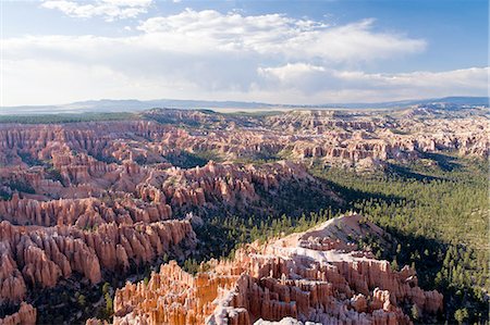 parc national de bryce canyon - View of Bryce Canyon from Bryce Point, Utah, USA Photographie de stock - Premium Libres de Droits, Code: 649-08632543