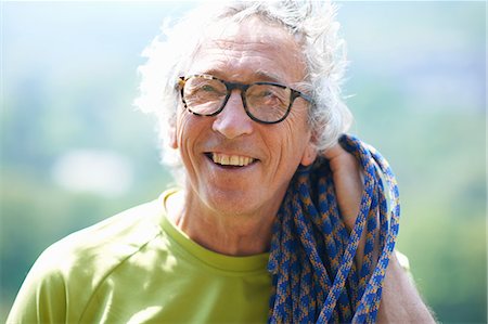 rock climber (male) - Portrait of rock climber looking at camera smiling Stock Photo - Premium Royalty-Free, Code: 649-08715066