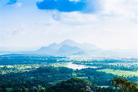 View from Lion Rock, Dambulla, Sri Lanka Stockbilder - Premium RF Lizenzfrei, Bildnummer: 649-08745460