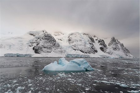 Icebergs in Lemaire channel, Antarctic Foto de stock - Sin royalties Premium, Código: 649-08895075