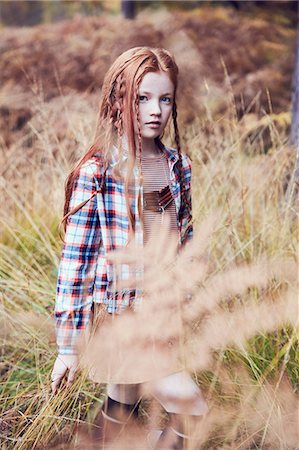 simsearch:649-09003830,k - Portrait of young girl in rural setting Stock Photo - Premium Royalty-Free, Code: 649-08901731