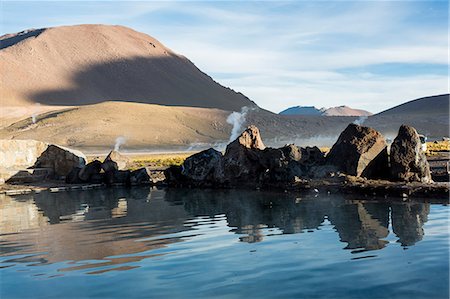 el tatio - Hot pools, el tatio geyser, San Pedro de Atacama, Chile Stock Photo - Premium Royalty-Free, Code: 649-08924076