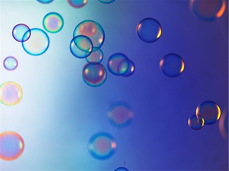 fluid background - Small bubbles floating in air Stock Photo - Premium Royalty-Free, Code: 649-08922750