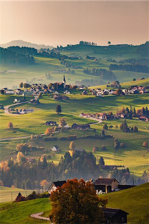 saturated - Scenic view, Appenzell, Appenzellerland, Switzerland Stock Photo - Premium Royalty-Free, Code: 649-08922918