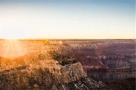 simsearch:649-08968969,k - Sunlit view in Grand Canyon National Park, Arizona, USA Stock Photo - Premium Royalty-Free, Code: 649-08949332