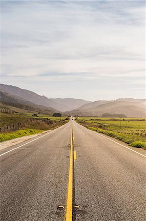 Landscape and highway 1, Big Sur, California, USA Stockbilder - Premium RF Lizenzfrei, Bildnummer: 649-08949354