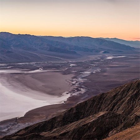 death valley national park - Landscape from Dante's View, Death Valley National Park, California, USA Foto de stock - Sin royalties Premium, Código: 649-08968956