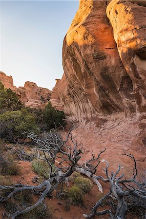 simsearch:649-08969704,k - Rock formation, Arches National Park, Moab, Utah, USA Stock Photo - Premium Royalty-Free, Code: 649-08969692