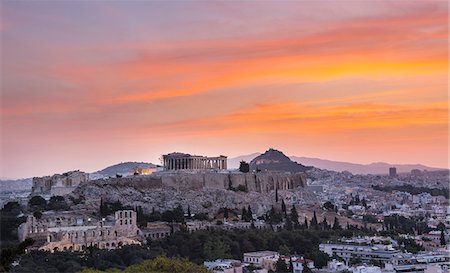 final - Ruins of the acropolis, Athens, Attiki, Greece, Europe Foto de stock - Sin royalties Premium, Código: 649-08987903