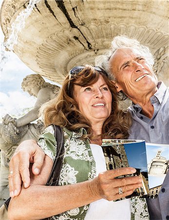 senior couple sight seeing - Older couple sightseeing together Stock Photo - Premium Royalty-Free, Code: 649-09003267