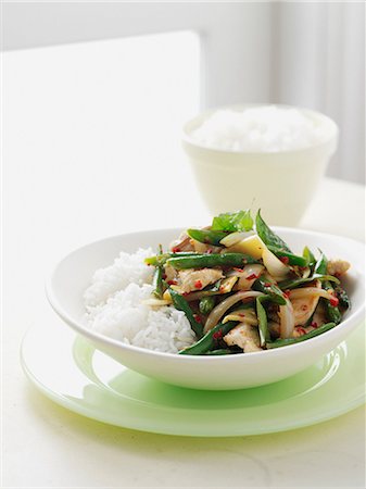 simsearch:649-07064976,k - Bowl of vegetables with rice Fotografie stock - Premium Royalty-Free, Codice: 649-09003326
